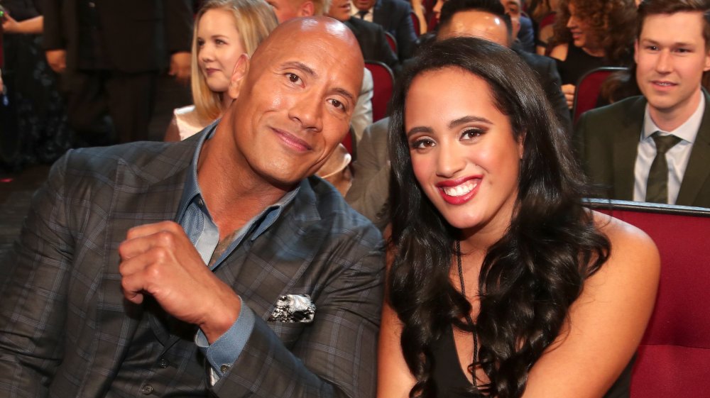 Dwayne Johnson and Simone Alexandra Johnson