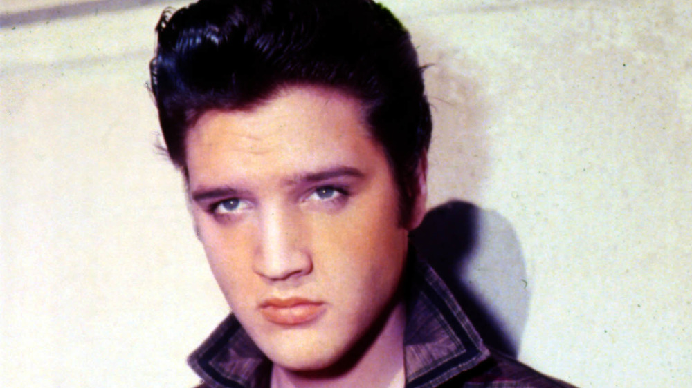 Elvis Presley in a portrait