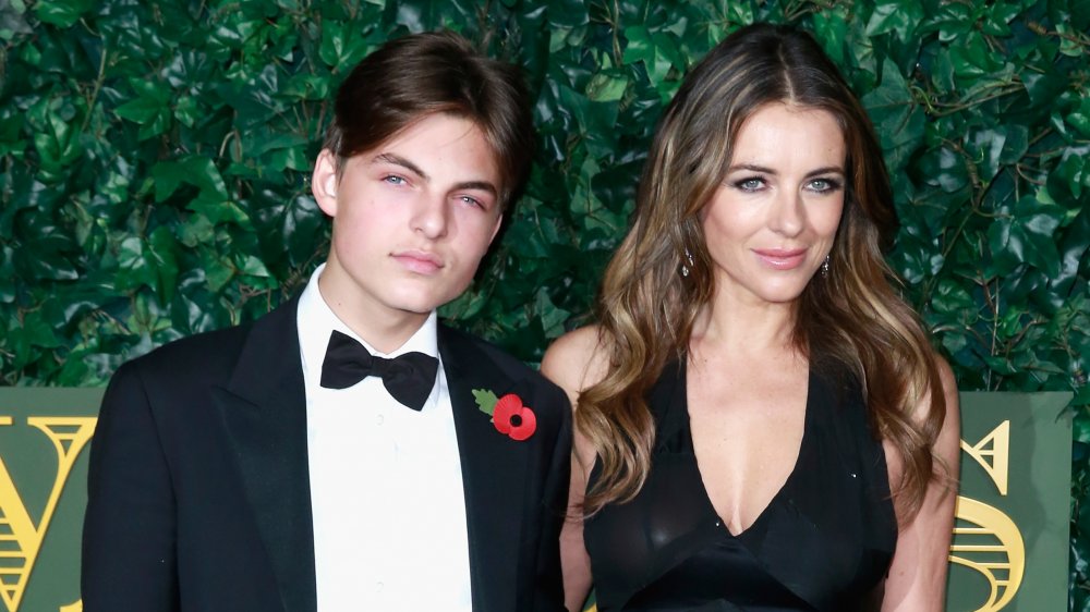 Elizabeth and Damian Hurley 