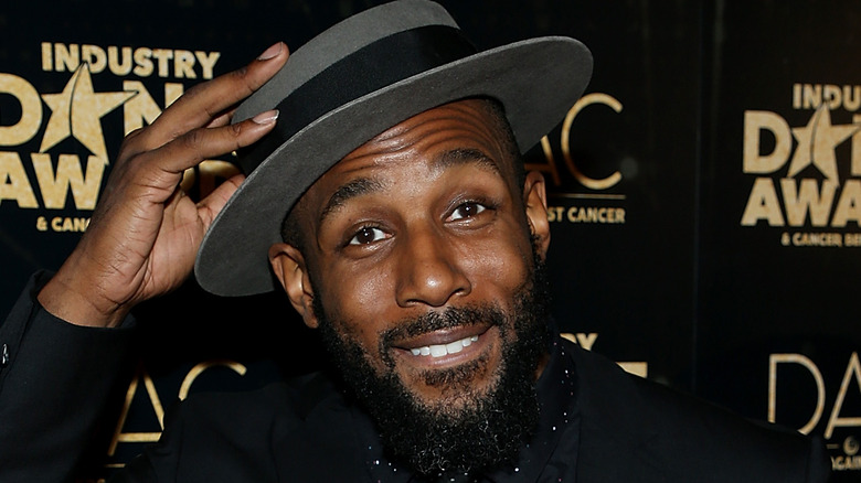 Stephen "tWitch" Boss wears hat