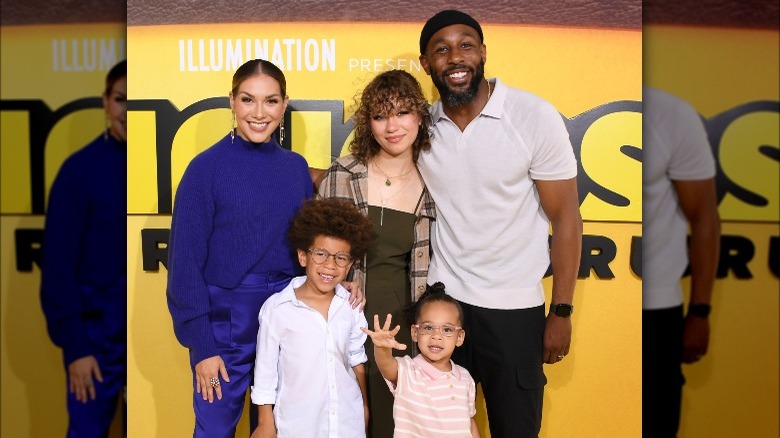 Stephen tWtich Boss poses with his family