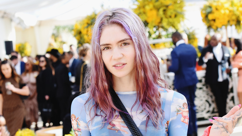 Grimes at an event 