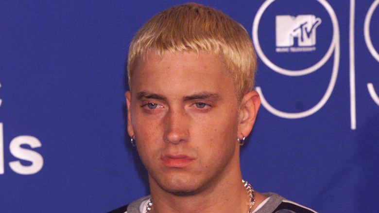 Eminem posing