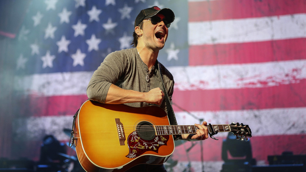 Eric Church performing