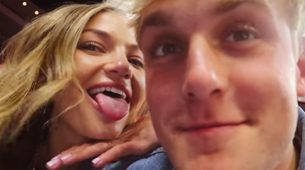 Erika Costell and Jake Paul