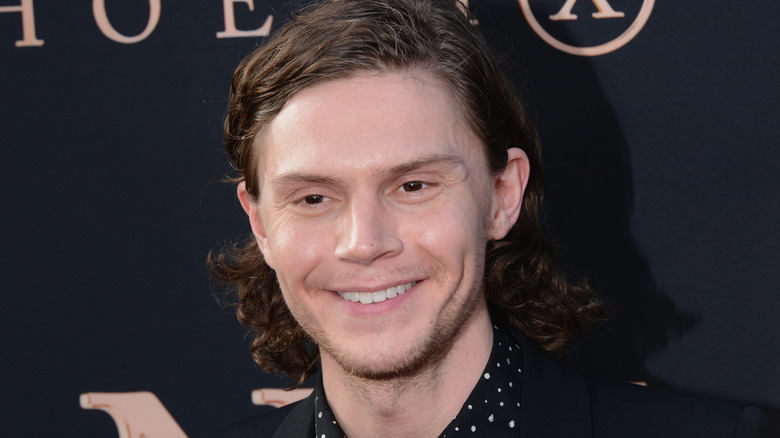 Evan Peters smiling