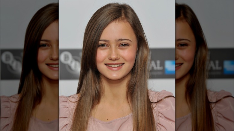 Young Ella Purnell smiling