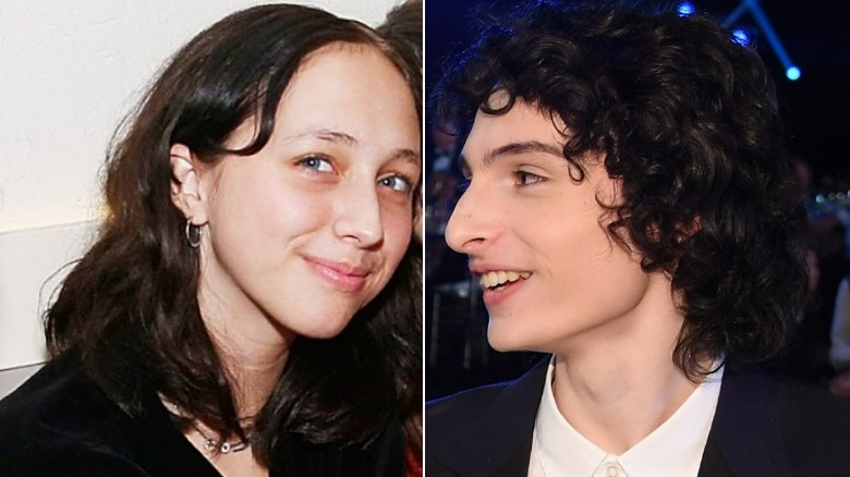 Elsie Richter, Finn Wolfhard smiling