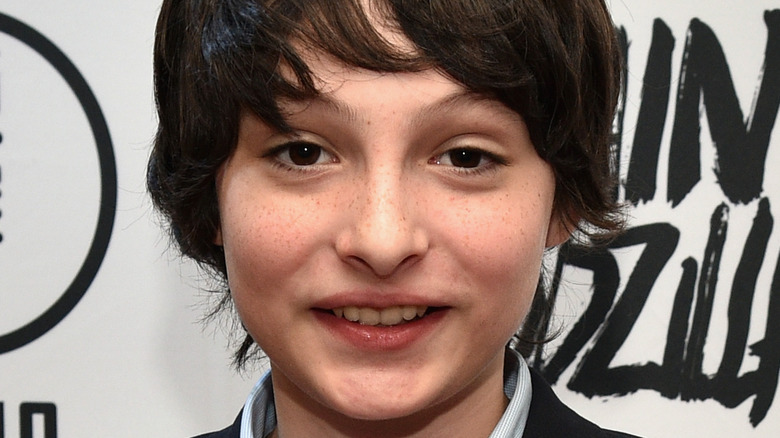 Finn Wolfhard young short hair