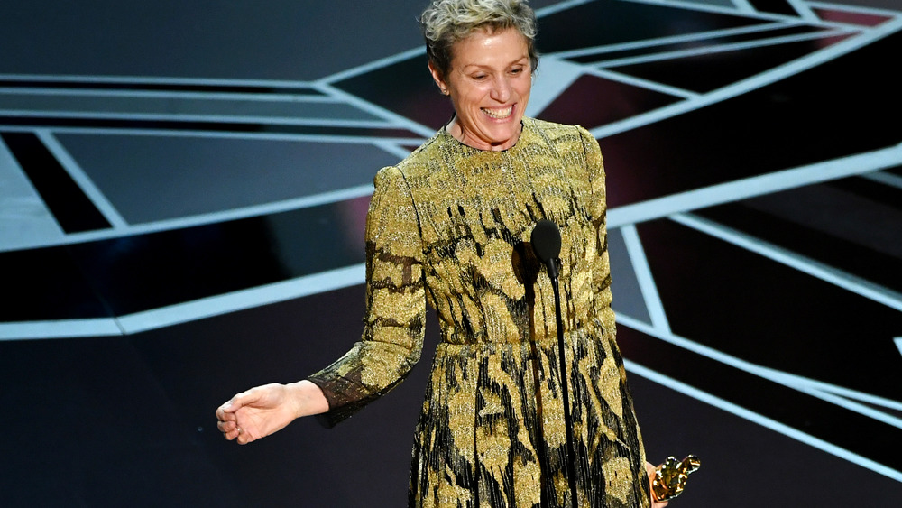 Frances McDormand at the Oscars