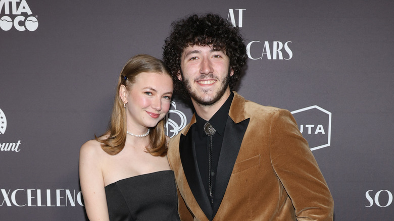 Anna Olson and Frankie Jonas posing together