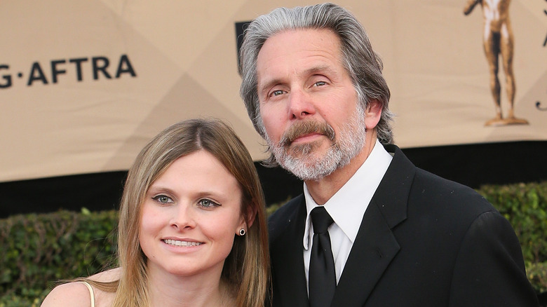 Mary Cole and Gary Cole posing together