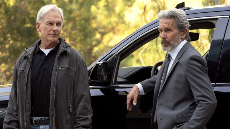 Mark Harmon and Gary Cole on NCIS