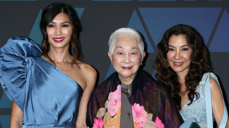 Gemma Chan, Lisa Lu, and Michelle Yeoh in 2018