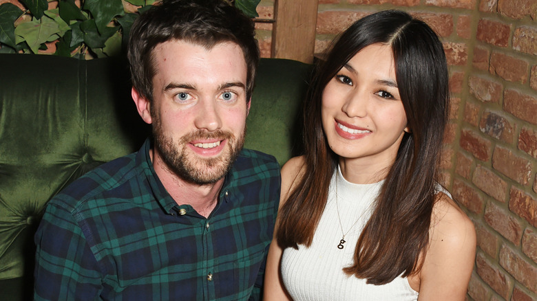 Jack Whitehall and Gemma Chan in 2017