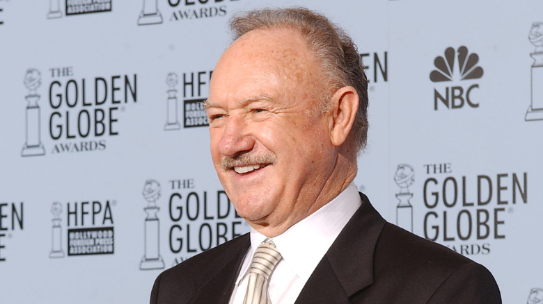 Gene Hackman at Golden Globes, smiling