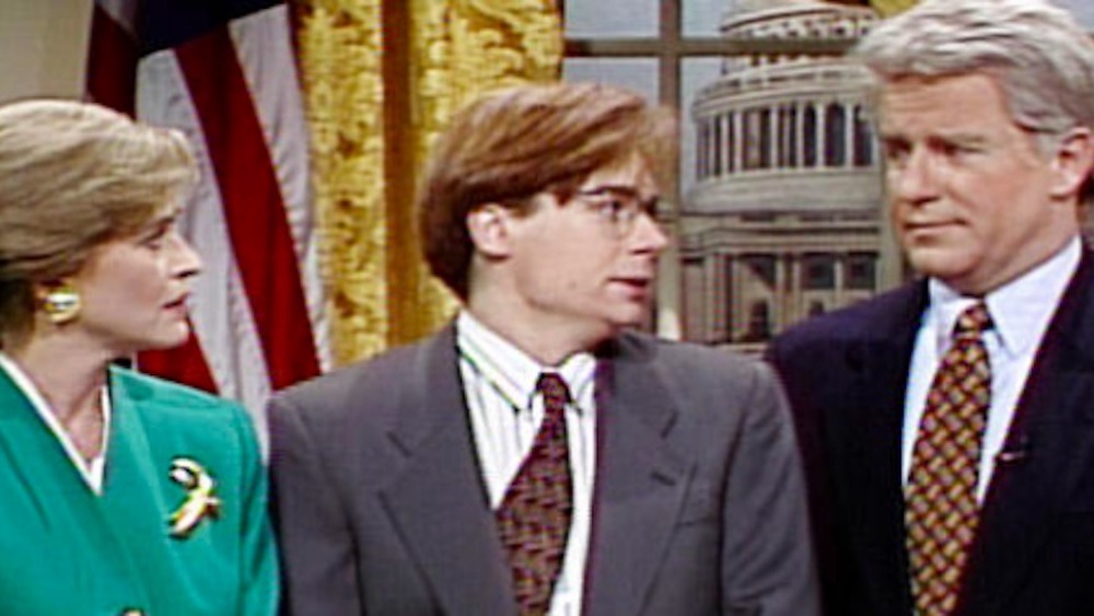 Jan Hooks, Mike Myers, and Phil Hartman on SNL