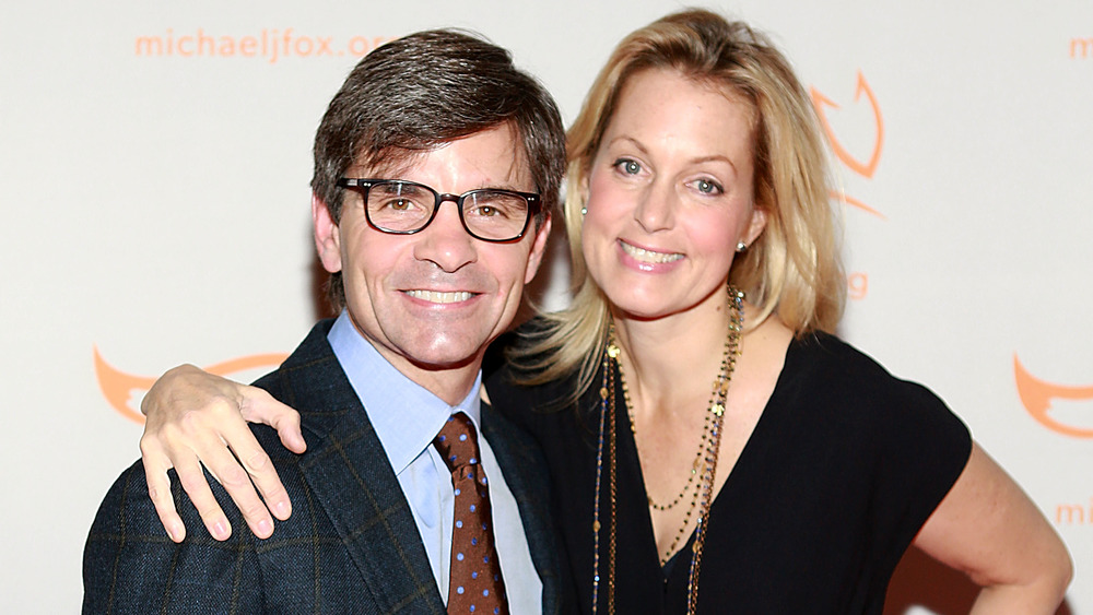 George Stephanopoulos and Ali Wentworth smiling