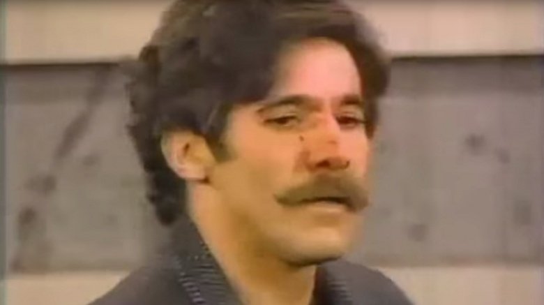 Geraldo Rivera with a broken nose