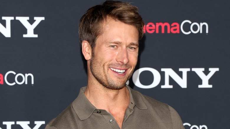 Glen Powell smiling