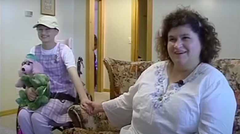 Gypsy Rose Blanchard and Dee Blanchard inside their home