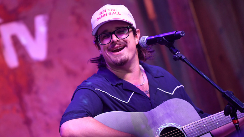 HARDY laughing on stage