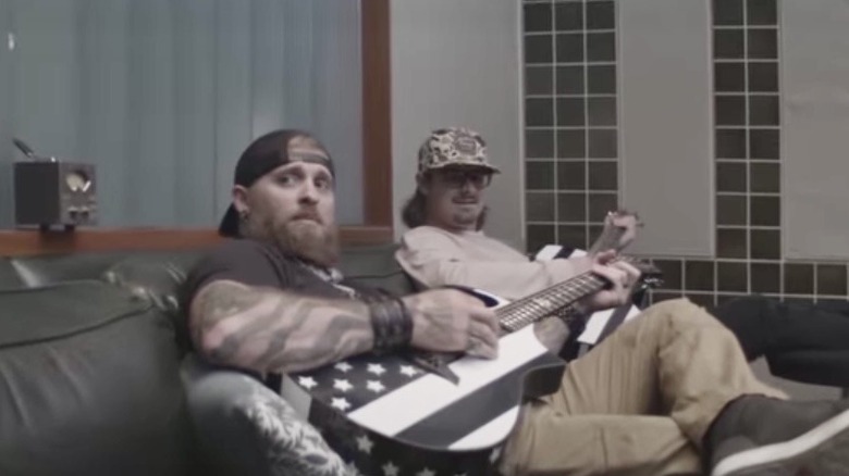 Brantley Gilbert and HARDY in "The Worst Country Music Video of All Time"