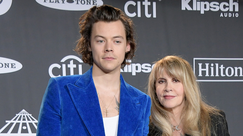 Harry Styles and Stevie Nicks at event