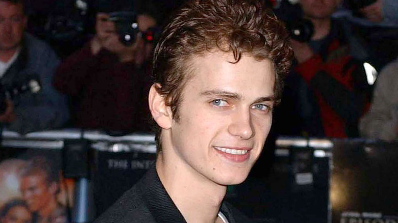 Hayden Christensen smiling