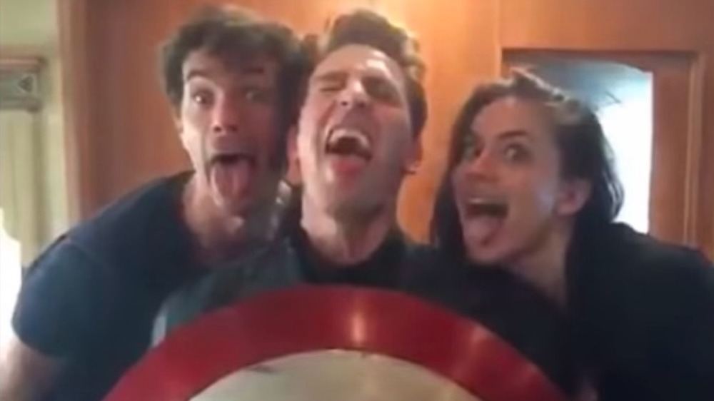 James D'Archy, Chris Evans, and Hayley Atwell on Dubsmash