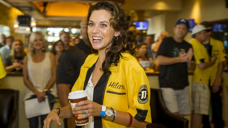 Hilarie Burton smiling