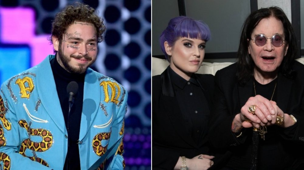 Post Malone, Kelly Osbourne, Ozzy Osbourne