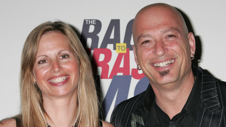 Terri Mandel smiling with husband Howie Mandel