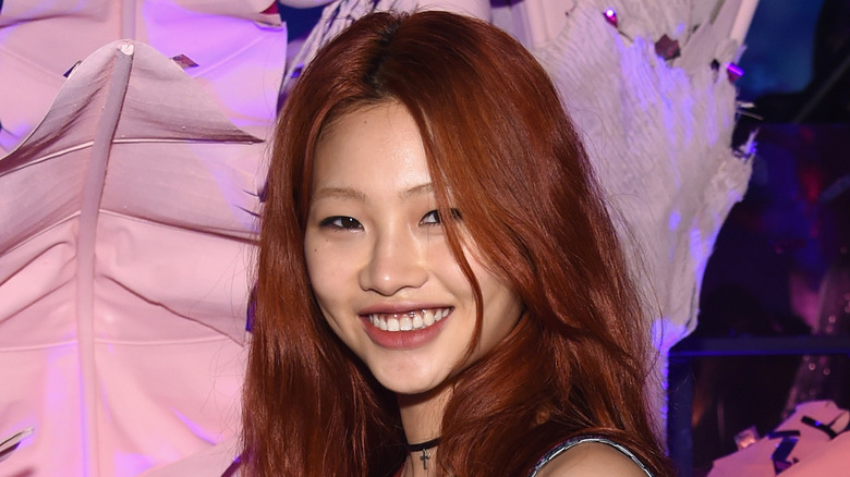 HoYeon Jung smiling