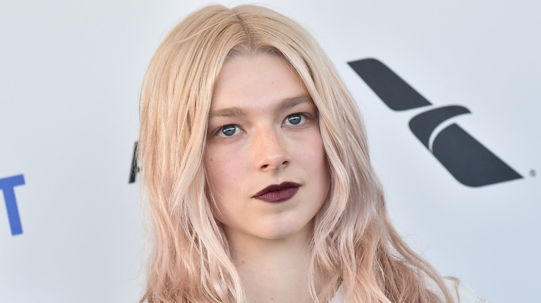 Hunter Schafer with long hair