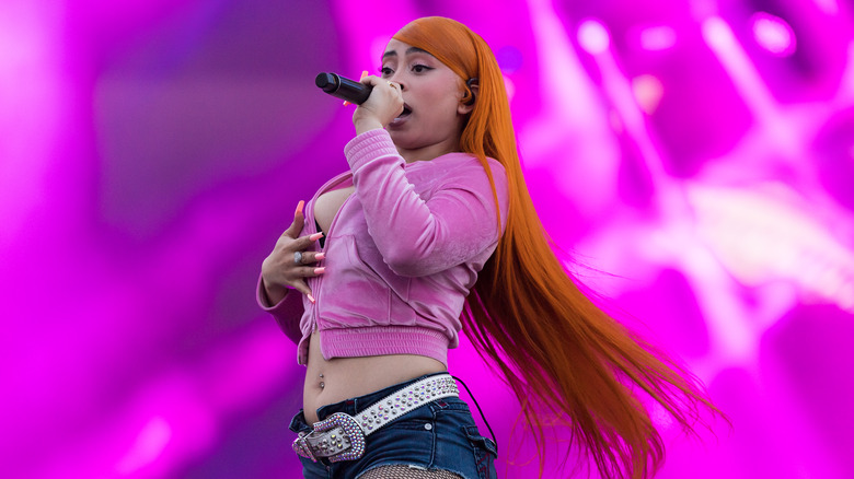 Ice Spice performing onstage