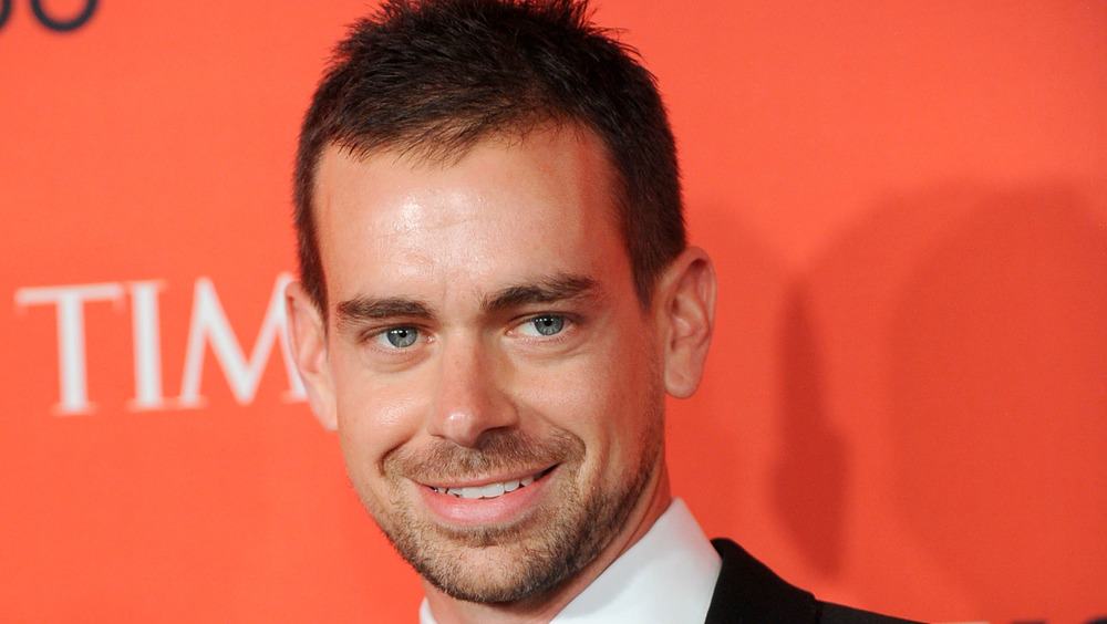 Jack Dorsey smiling off-camera