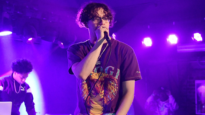 Jack Harlow performing at Mercury Lounge in New York City 