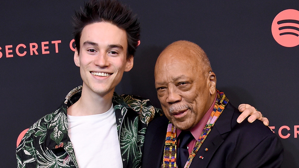 Jacob Collier and Quincy Jones at 2nd Annual Secret Genius Awards 2018