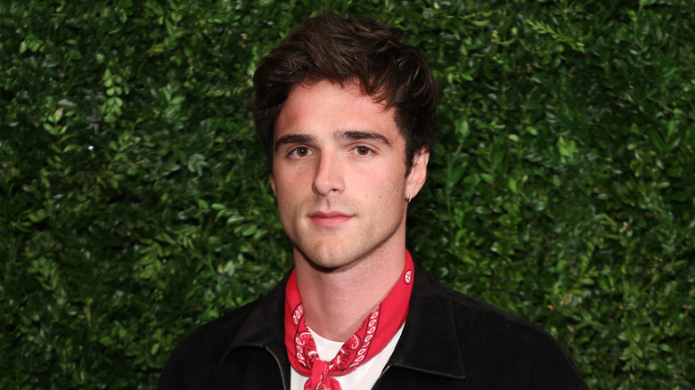 Jacob Elordi wearing a red bandana