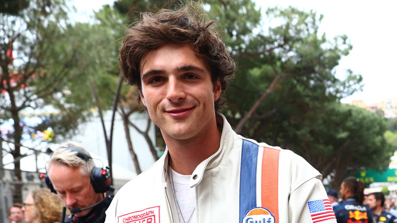 Jacob Elordi at a racing event