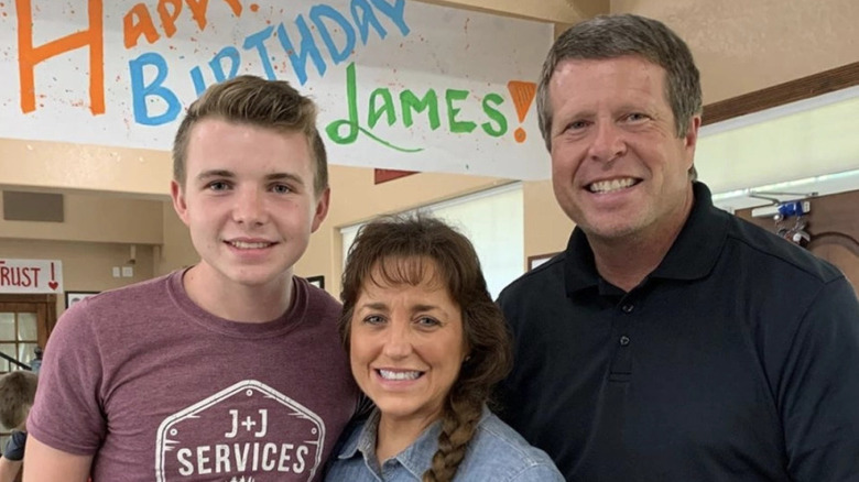 James Duggar With Jim Bob and Michelle