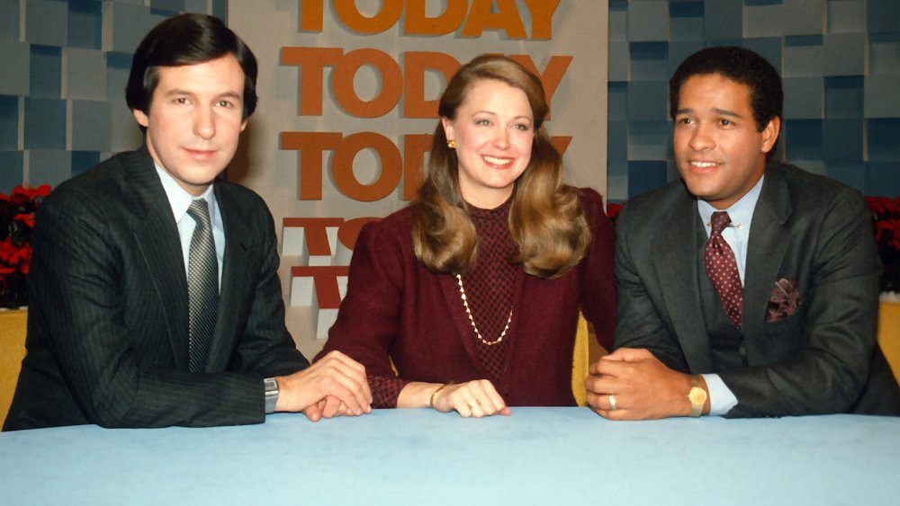 Tom Brokaw, Jane Pauley and Bryant Gumbel anchoring a 1982 episode of Today 