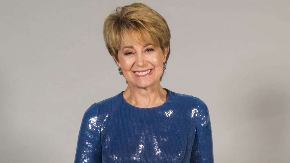 Jane Pauley posing for a portrait at the 45th Daytime Emmy Awards 