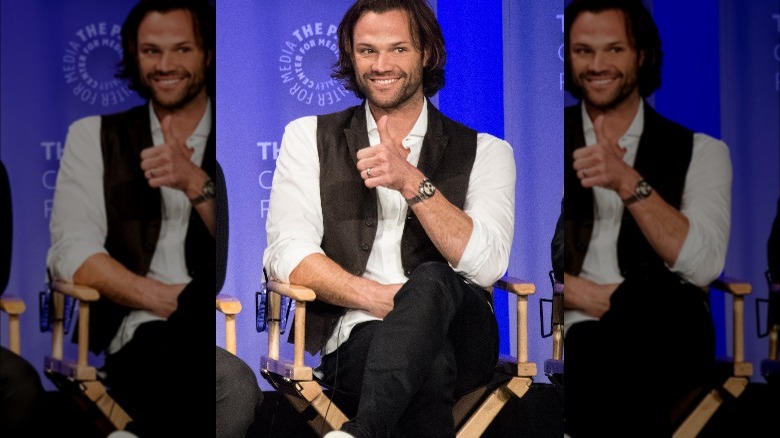 Jared Padalecki wearing a watch