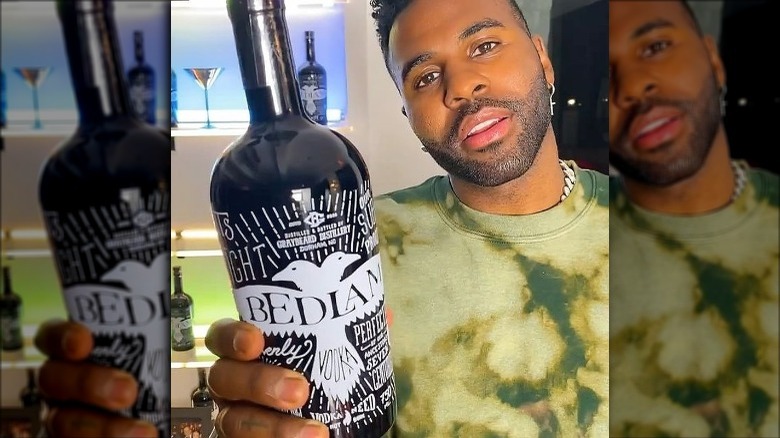 Jason Derulo promoting Bedlam Vodka