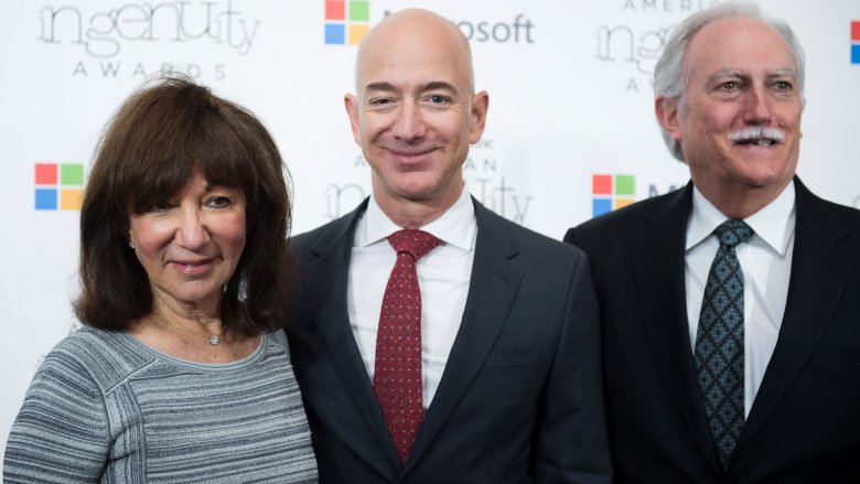 Jackie, Jeff, and Mike Bezos