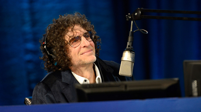 Howard Stern on the micorphone