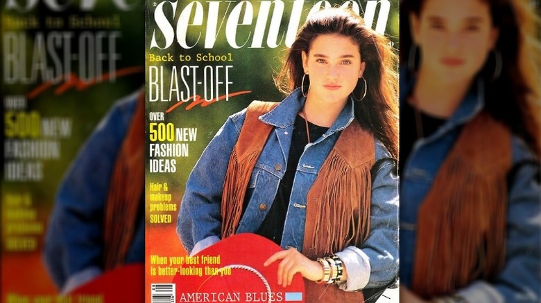 Young Jennifer Connelly on Seventeen Magazine