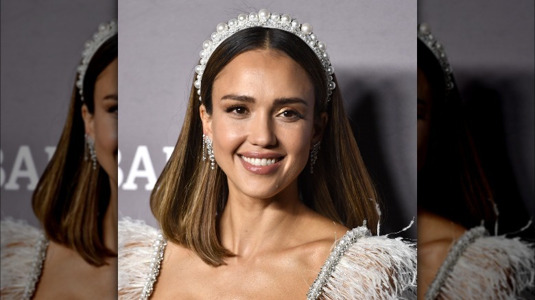 Jessica Alba smiling